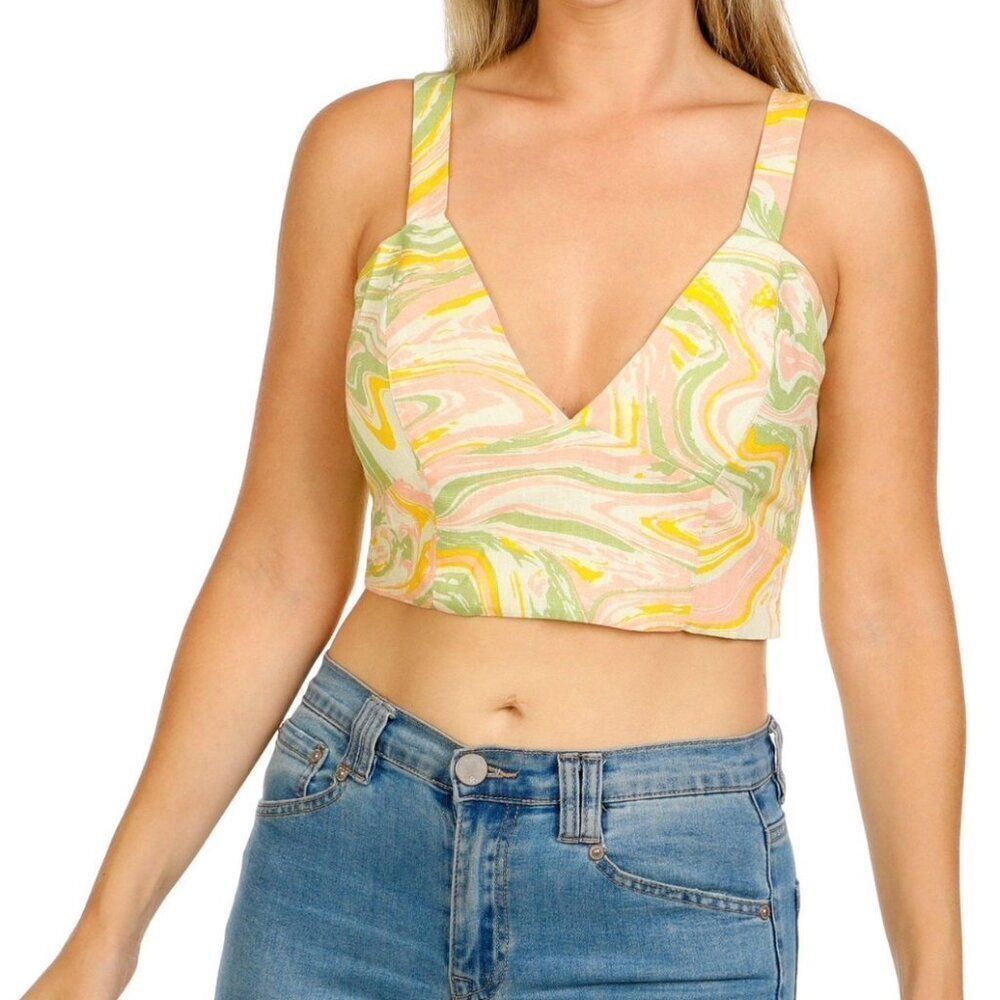 Women's Printed Crop Top